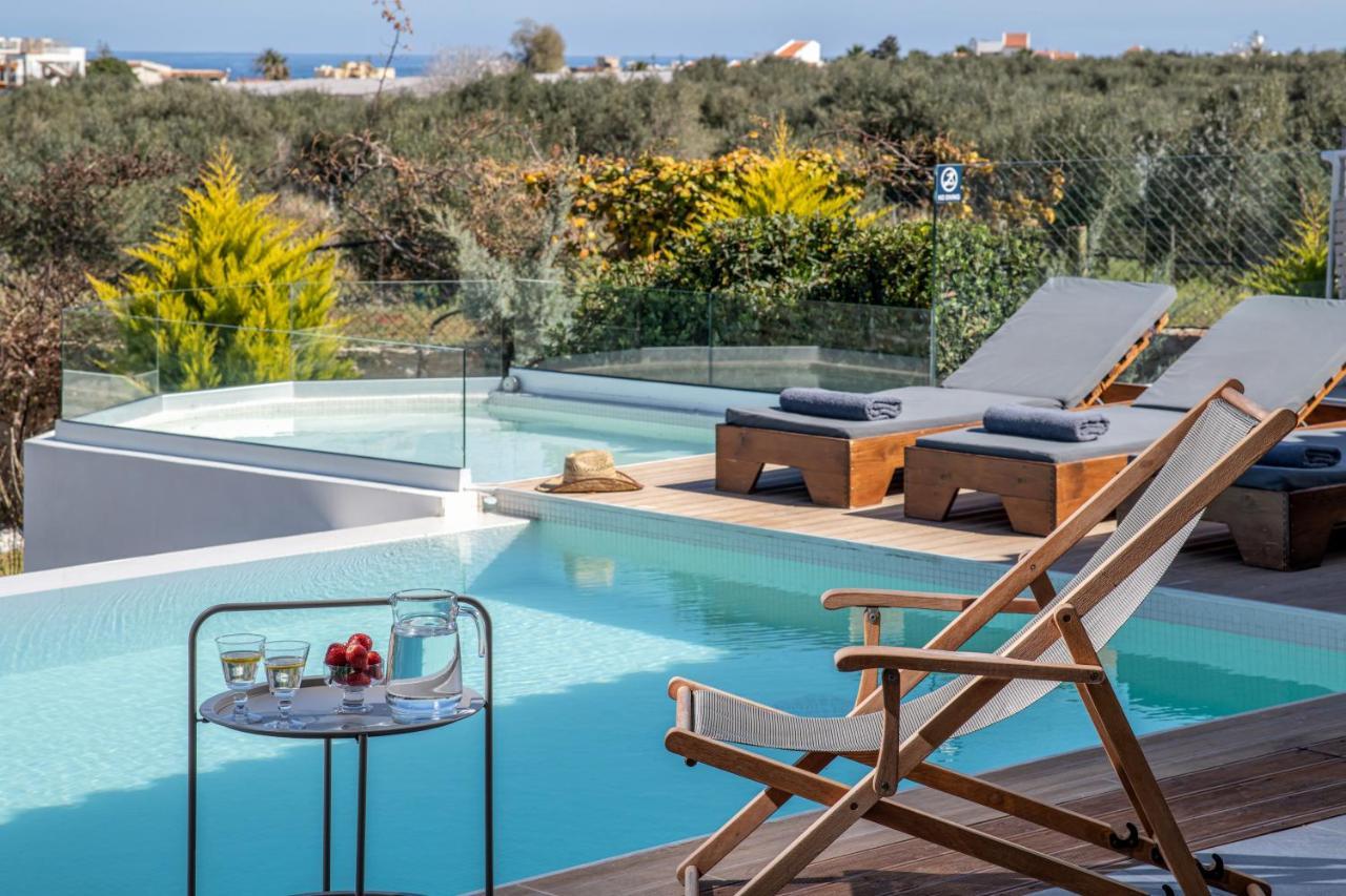 Alba Bianca Villa, Family Retreat With Heated Pool By Thinkvilla Hersonissos  Bagian luar foto